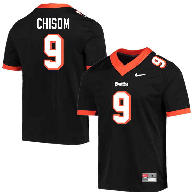 Men #9 Isaiah Chisom Oregon State Beavers College Football Jerseys Stitched-Throwback